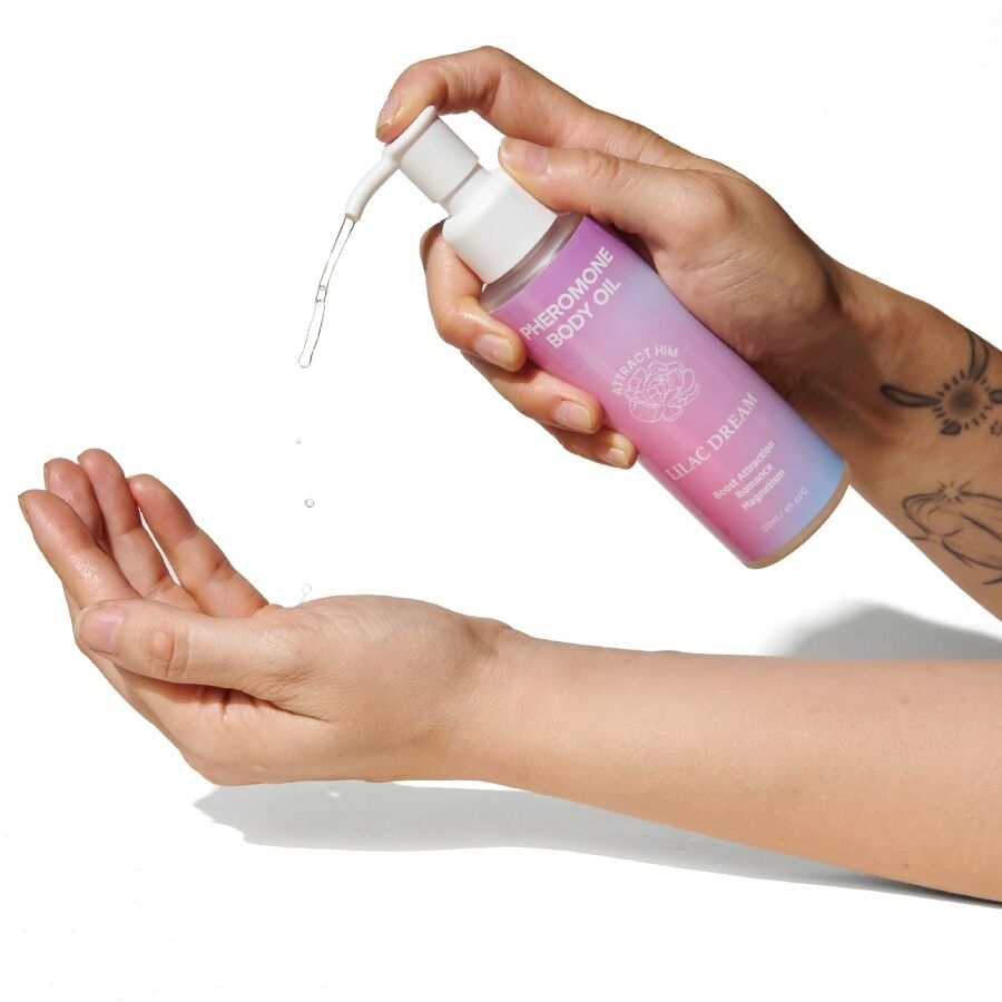 EYE OF LOVE - BLOOM ACEITE CORPORAL CON FEROMONAS LILAC DREAM 120 ML - OMerotics