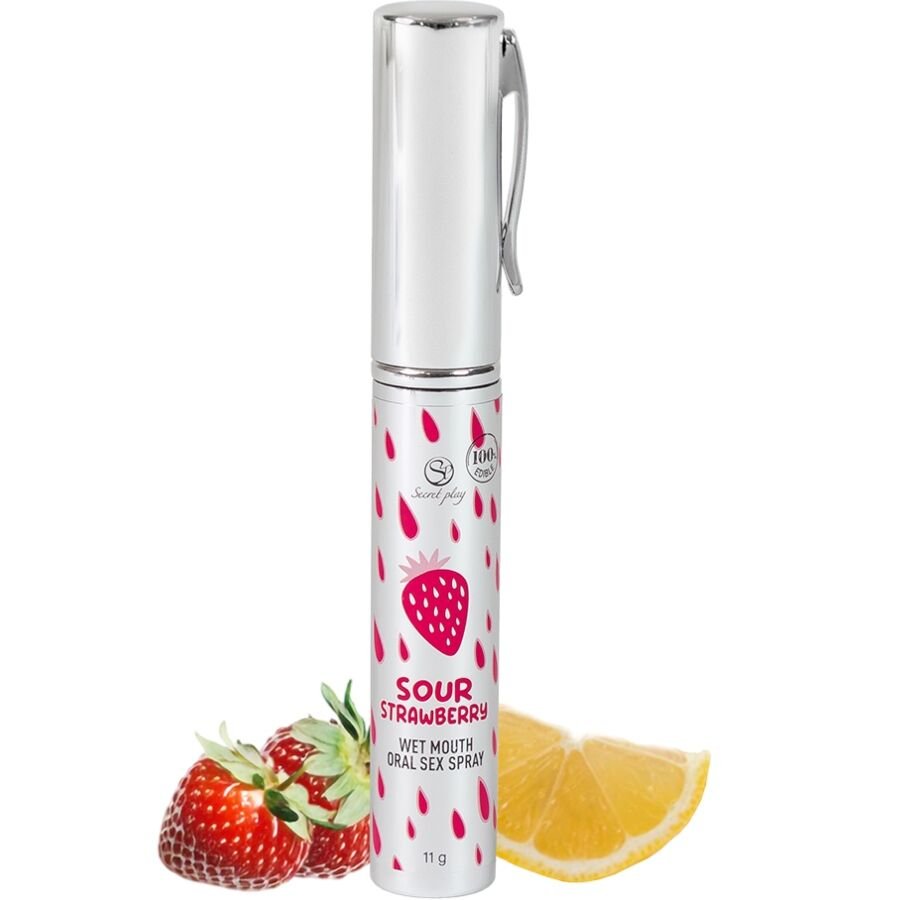 SECRETPLAY - SPRAY SEXO ORAL FRESA ÁCIDA - OMerotics