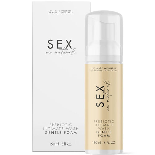 BIJOUX INDISCRETS - SEX AU NATUREL GEL ÍNTIMO PREBIÓTICO CON ESPUMA 150 ML - OMerotics
