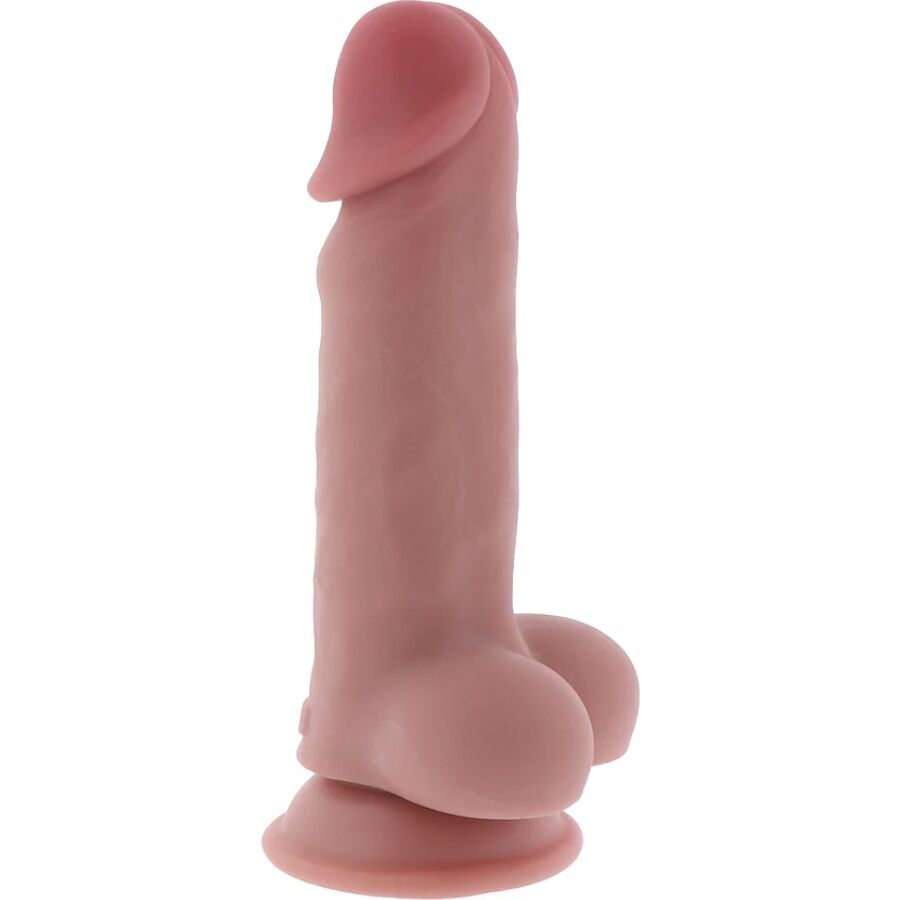 GET REAL - PENE REALÍSTICO DELUXE CON TESTÍCULOS EXTRA GRUESO 17 CM - OMerotics