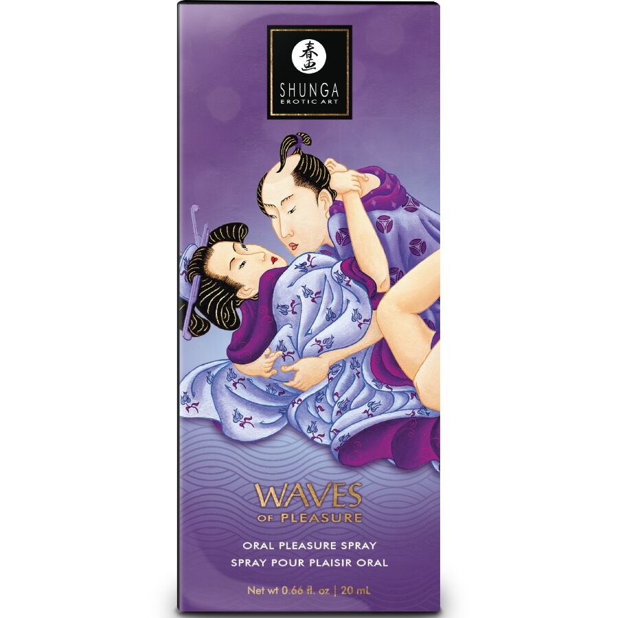 SHUNGA - WAVES PLEASURE SPRAY ORAL SEDUCTOR FRUTAS EXÓTICAS 20 ML - OMerotics