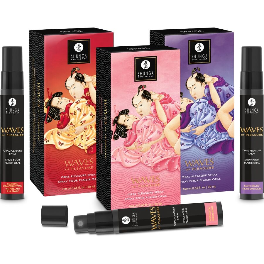 SHUNGA - WAVES PLEASURE SPRAY ORAL SEDUCTOR SANDÍA 20 ML - OMerotics