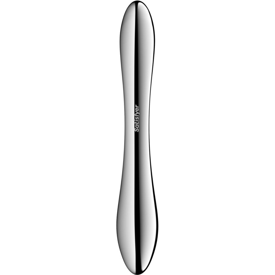 SATISFYER - PURE GRAVITY 1 DILDO ACERO INOXIDABLE DOBLE USO - OMerotics