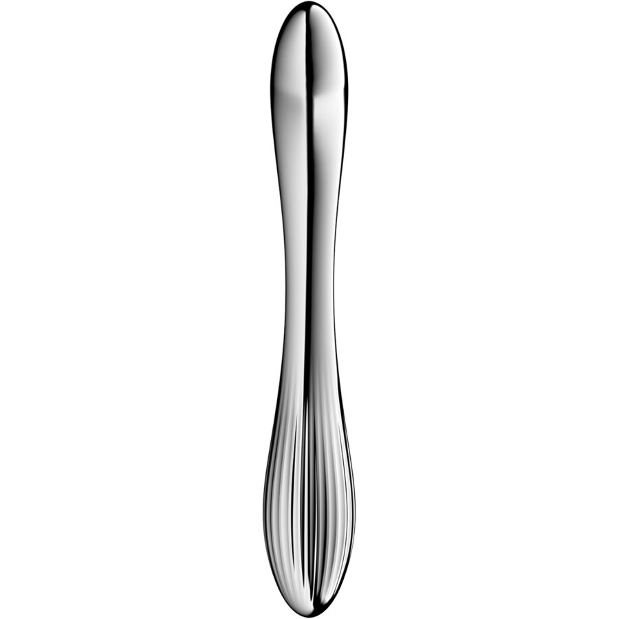 SATISFYER - PURE GRAVITY 1 DILDO ACERO INOXIDABLE DOBLE USO - OMerotics
