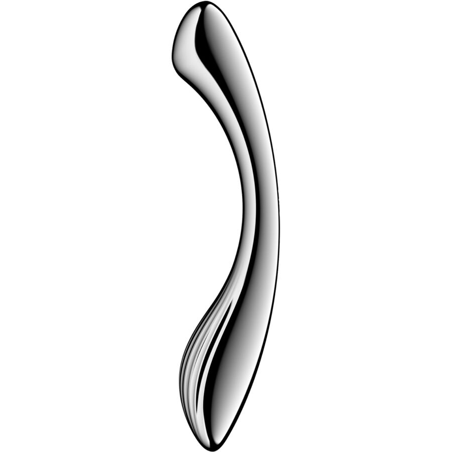 SATISFYER - PURE GRAVITY 1 DILDO ACERO INOXIDABLE DOBLE USO - OMerotics
