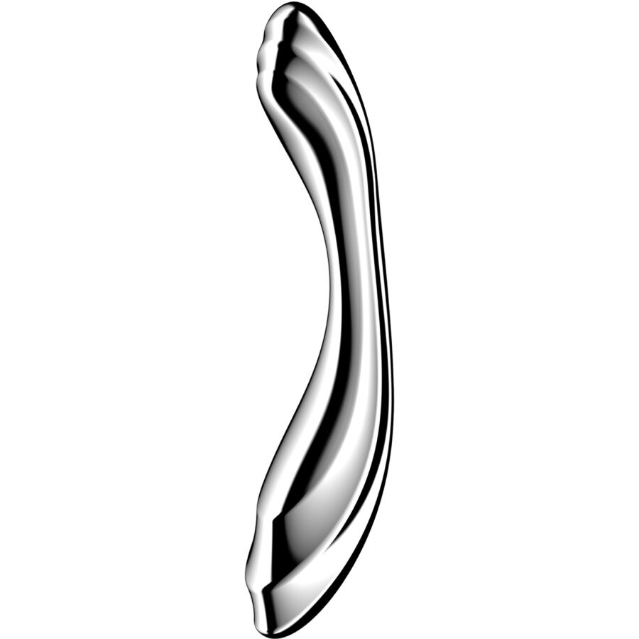SATISFYER - PURE GRAVITY 2 DILDO ACERO INOXIDABLE DOBLE USO - OMerotics