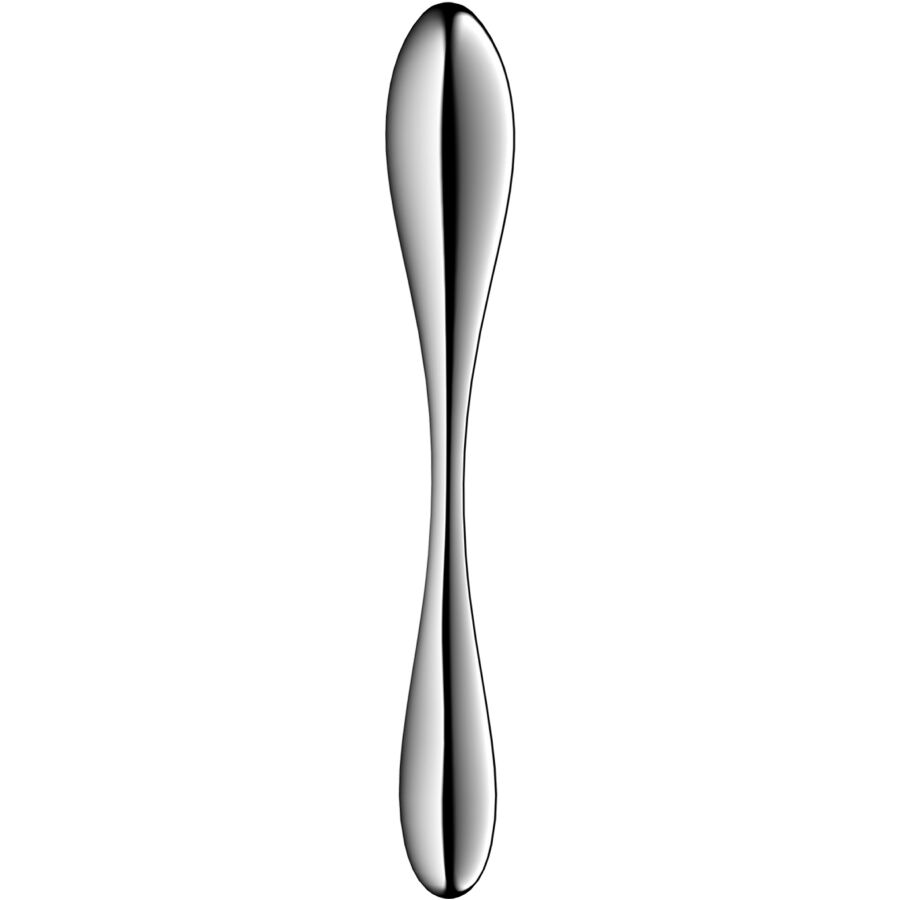 SATISFYER - STAR FORCE 3 DILDO ACERO INOXIDABLE DOBLE USO - OMerotics