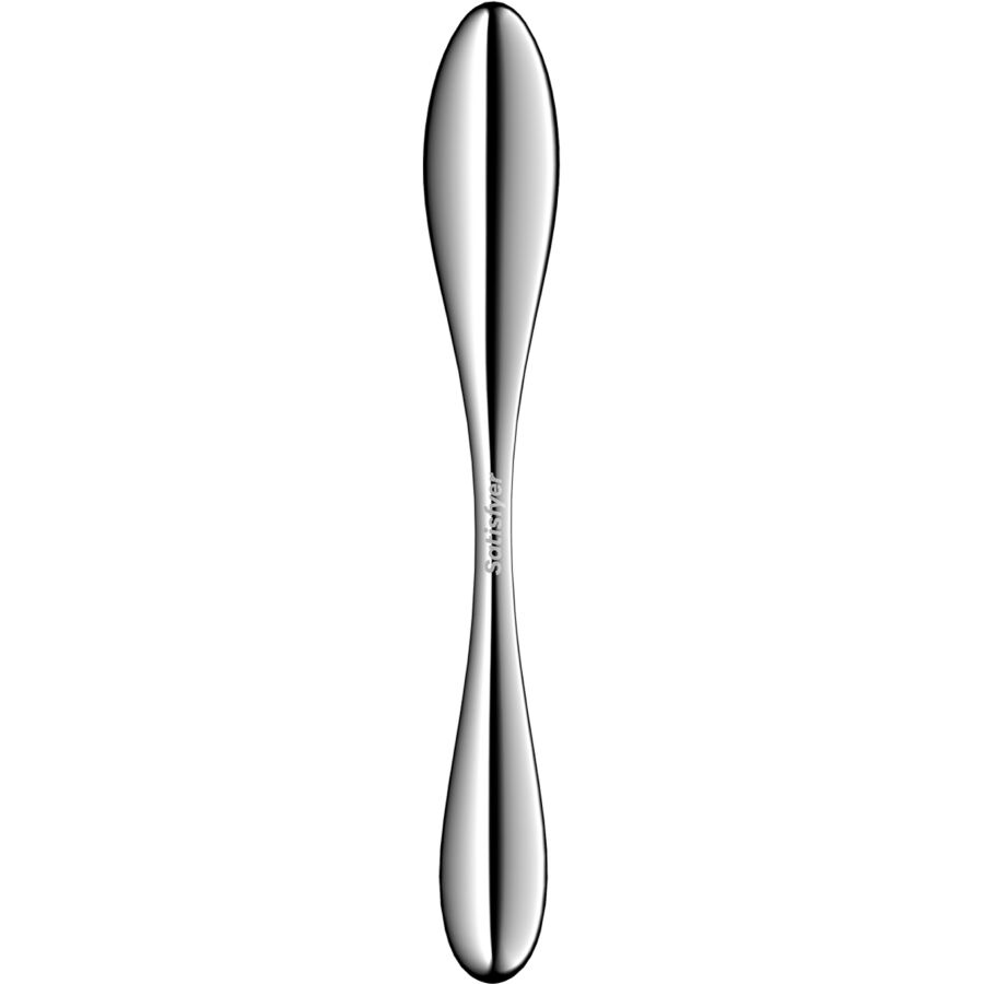 SATISFYER - STAR FORCE 3 DILDO ACERO INOXIDABLE DOBLE USO - OMerotics