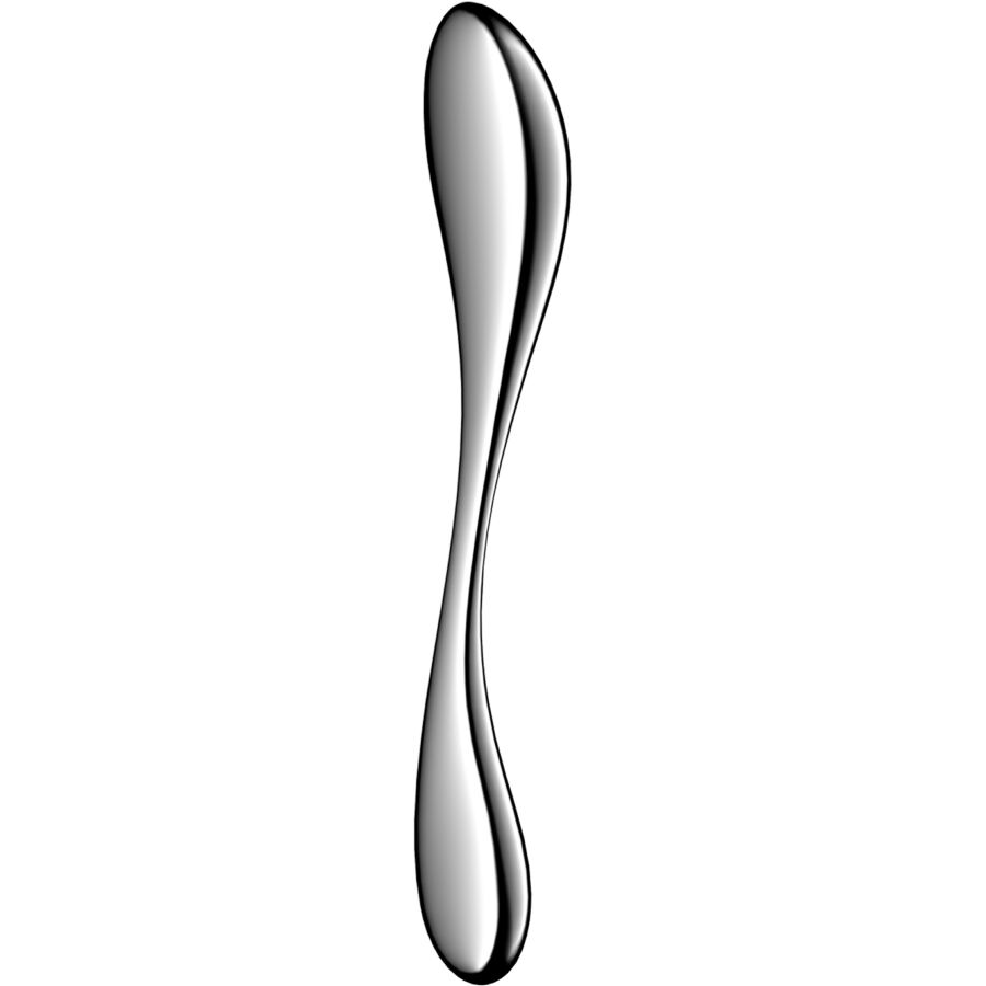SATISFYER - STAR FORCE 3 DILDO ACERO INOXIDABLE DOBLE USO - OMerotics