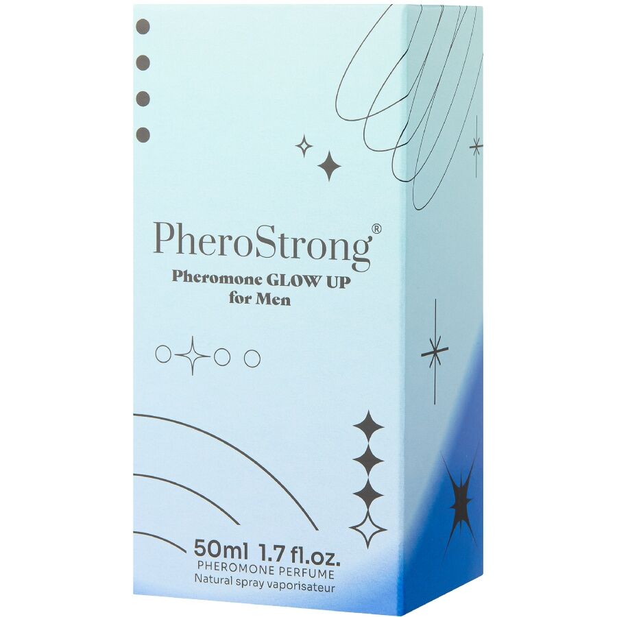 PHEROSTRONG - GLOW UP PERFUME CON FEROMONAS PARA HOMBRE 50 ML - OMerotics
