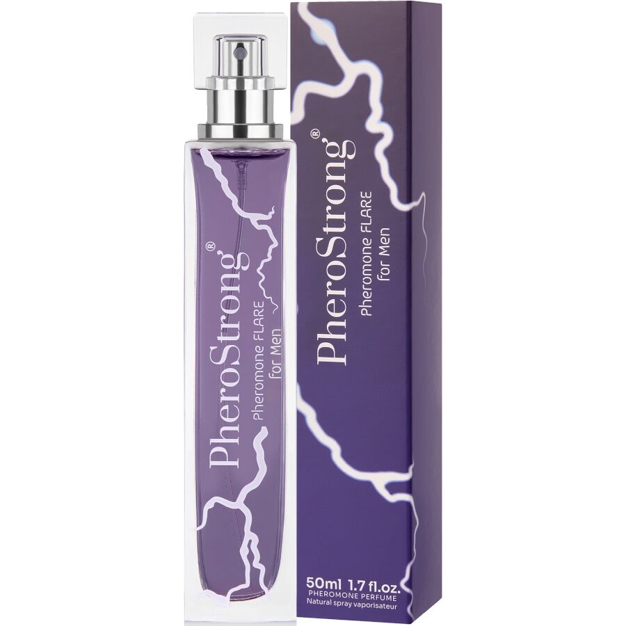 PHEROSTRONG - FLARE PERFUME CON FEROMONAS PARA HOMBRE 50 ML - OMerotics
