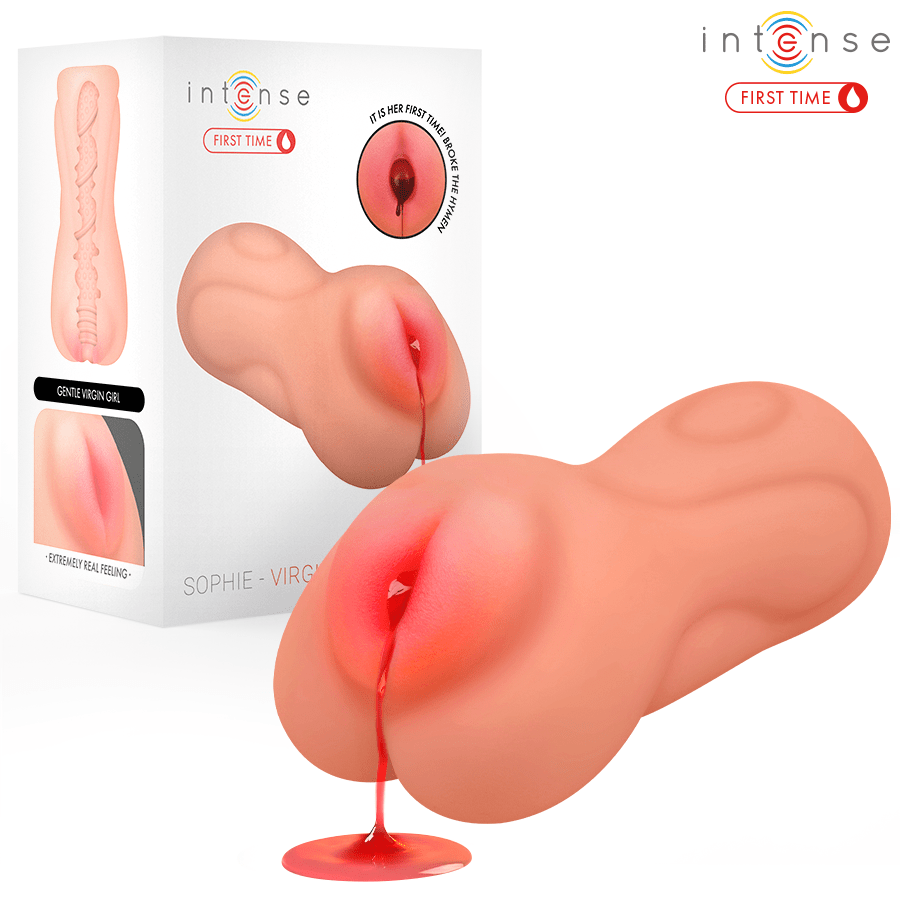 INTENSE FIRST TIME - SOPHIE VAGINA VIRGEN CON HIMEN Y SANGRADO - OMerotics