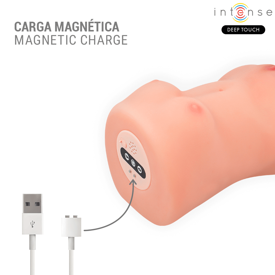 INTENSE DEEP TOUCH - CATHERINE MASTURBADOR CON VOZ VIBRADOR & SUCCIÓN - OMerotics