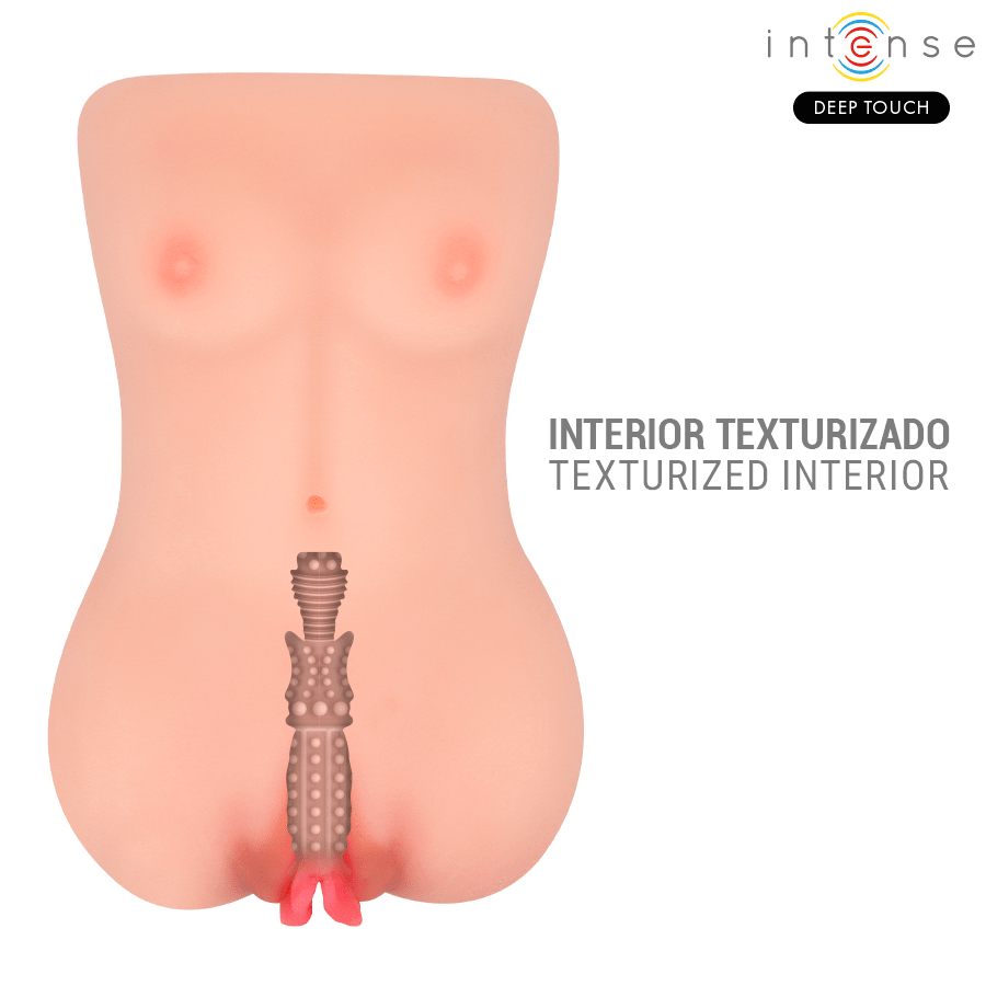 INTENSE DEEP TOUCH - CATHERINE MASTURBADOR CON VOZ VIBRADOR & SUCCIÓN - OMerotics