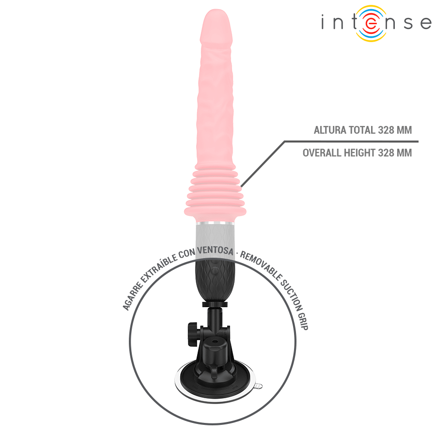 INTENSE - CYNTHIA VIBRADOR THRUSTING CONTROL REMOTO CON CALOR - OMerotics