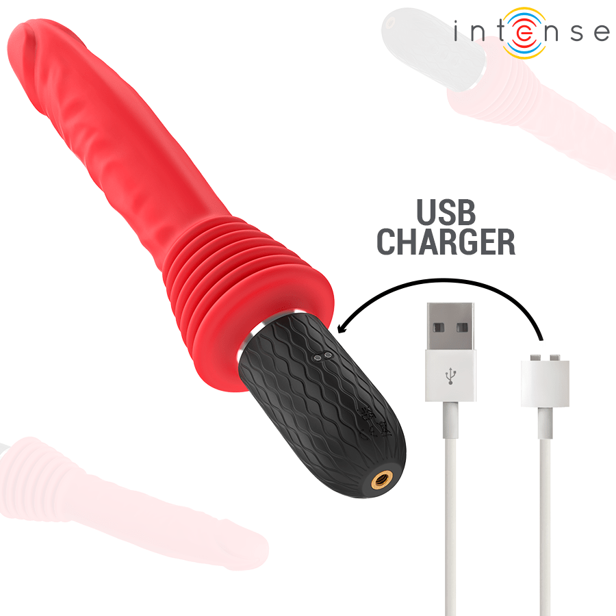 INTENSE - CYNTHIA VIBRADOR THRUSTING CONTROL REMOTO CON CALOR - OMerotics