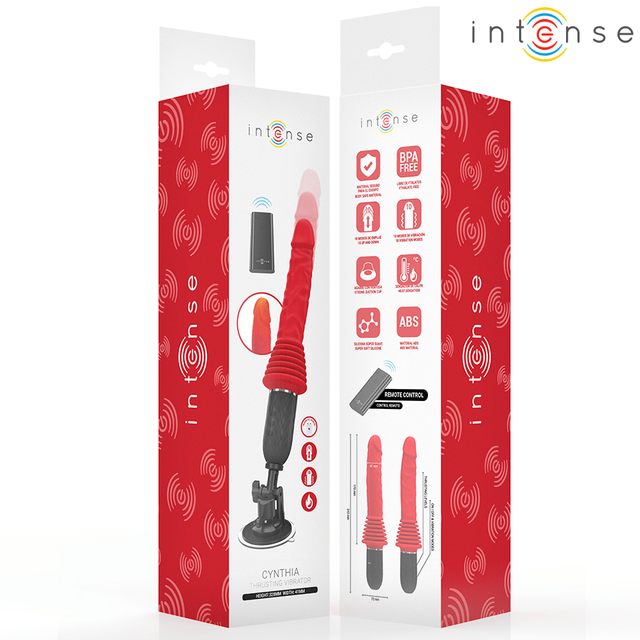 INTENSE - CYNTHIA VIBRADOR THRUSTING CONTROL REMOTO CON CALOR - OMerotics