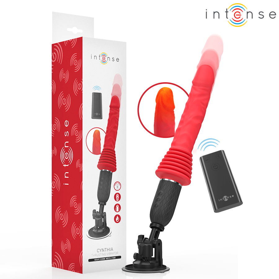 INTENSE - CYNTHIA VIBRADOR THRUSTING CONTROL REMOTO CON CALOR - OMerotics