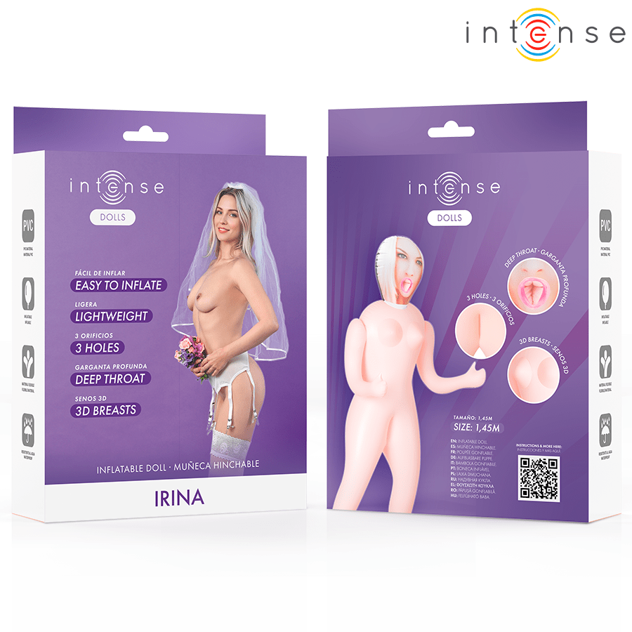 INTENSE DOLLS - IRINA MUÑECA HINCHABLE CON TRES ORIFICIOS - OMerotics
