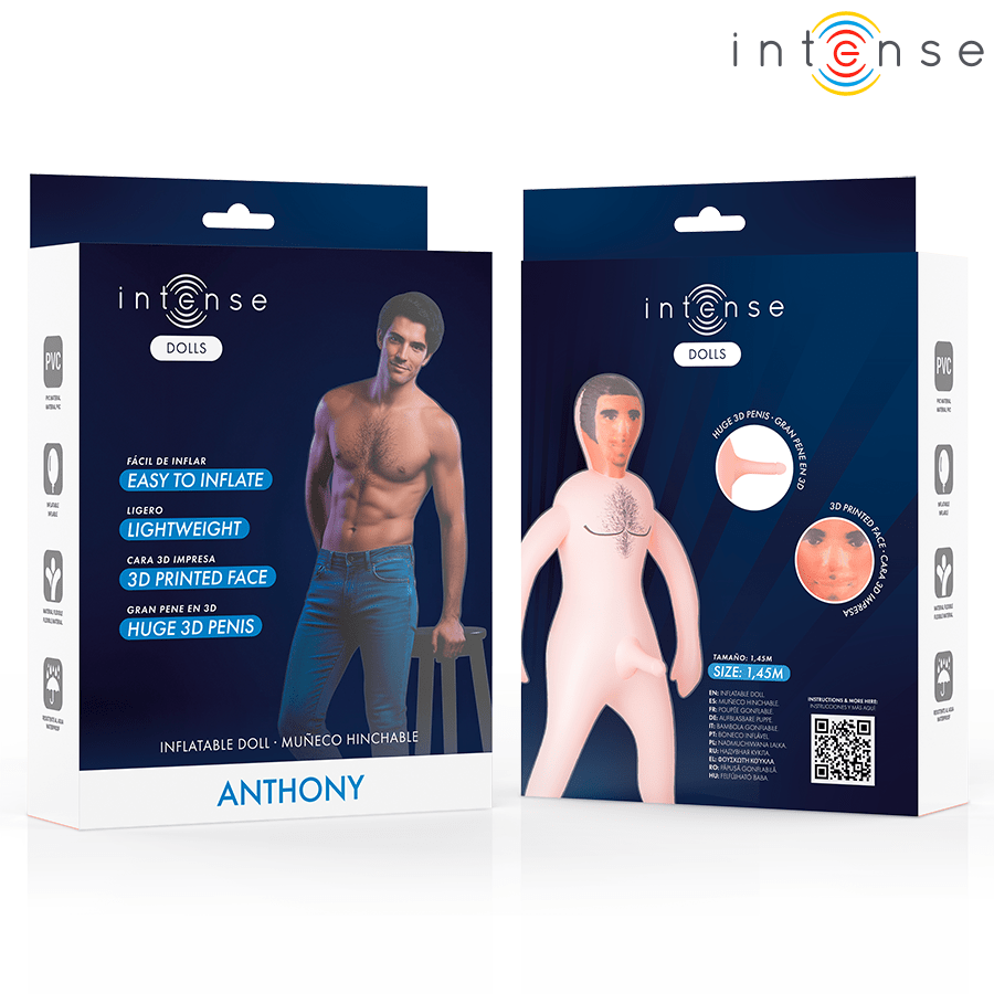 INTENSE DOLLS - ANTHONY MUÑECO HINCHABLE PENE 3D - OMerotics