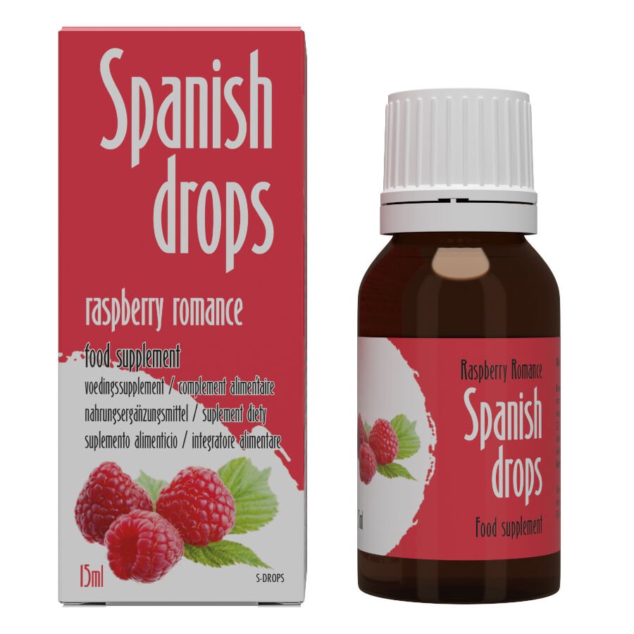 Spanish Drops Frambuesa – Complemento alimenticio en gotas - OMerotics