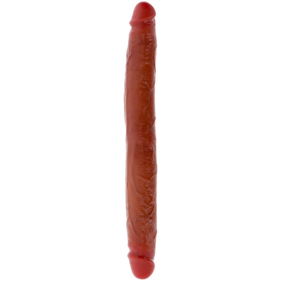GET REAL - DILDO DOBLE DONG DE SILICONA CARAMELO 35 CM - OMerotics