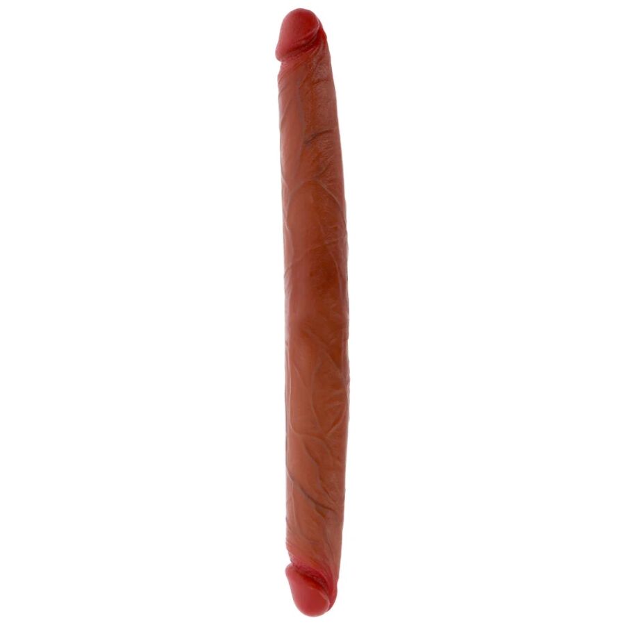 GET REAL - DILDO DOBLE DONG DE SILICONA CARAMELO 40 CM - OMerotics