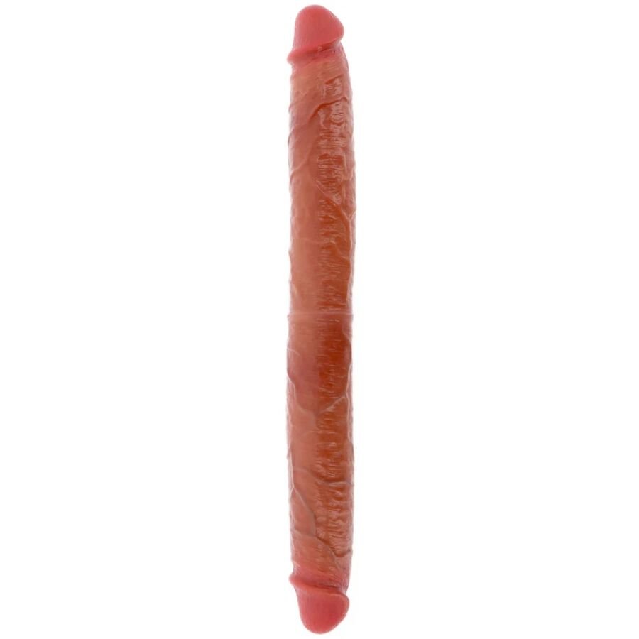 GET REAL - DILDO DOBLE DONG DE SILICONA CARAMELO 46 CM - OMerotics