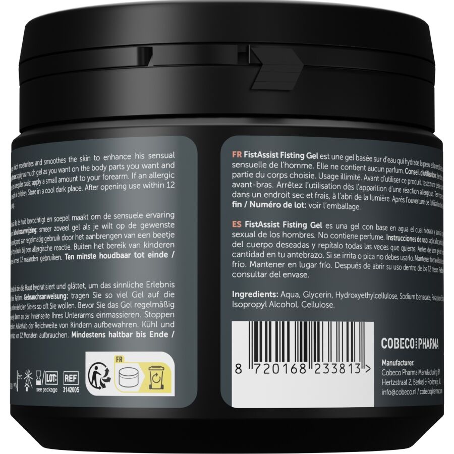 COBECO - FIST ASSIST GEL EXTRAESPESO BASE DE AGUA 500 ML - OMerotics