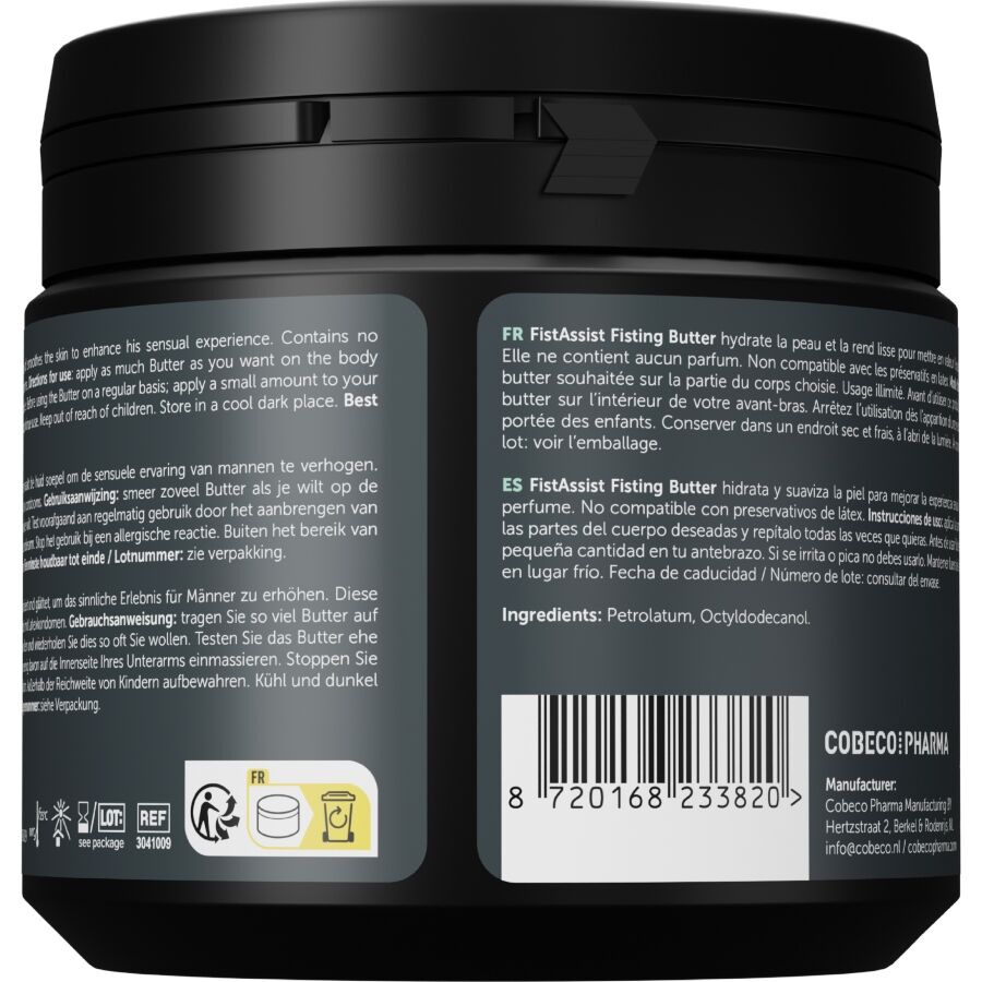 COBECO - FIST ASSIST VASELINA LUBRICANTE BASE DE ACEITE 500 ML - OMerotics