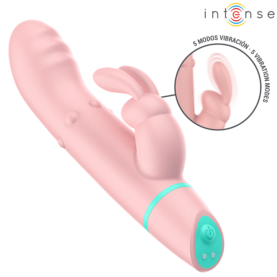 INTENSE - ALVIN ESTIMULADOR RABBIT & VIBRADOR ROLLING + OSCILANTE - OMerotics