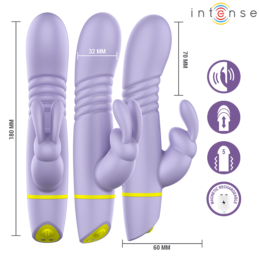 INTENSE - HELEN ESTIMULADOR RABBIT & VIBRADOR THRUSTING - OMerotics