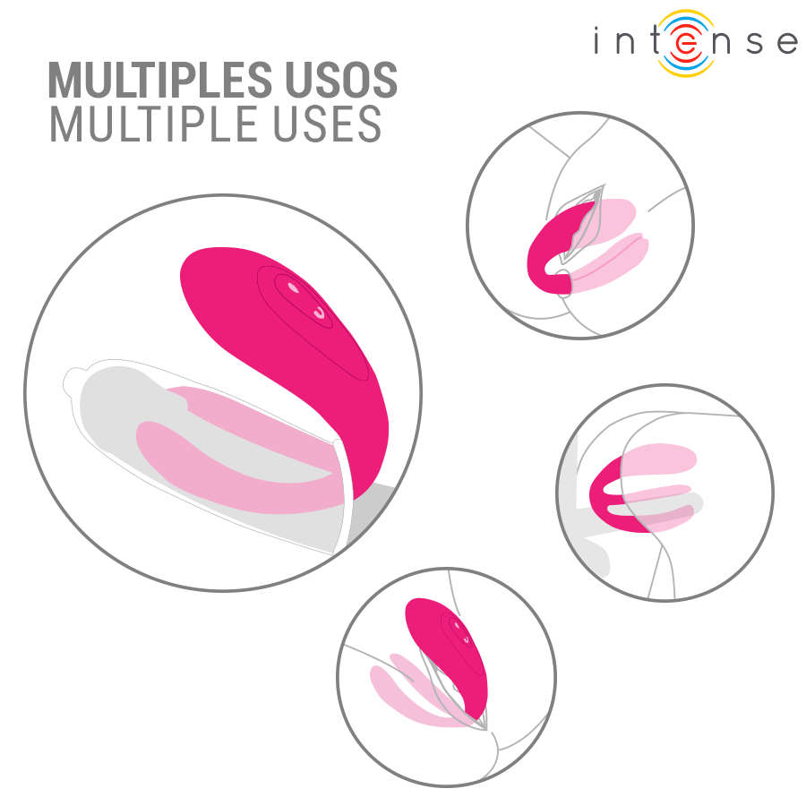 INTENSE - JULIA VIBRADOR & ESTIMULADOR DE PINZAS CONTROL REMOTO - OMerotics