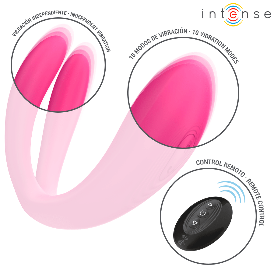 INTENSE - JULIA VIBRADOR & ESTIMULADOR DE PINZAS CONTROL REMOTO - OMerotics