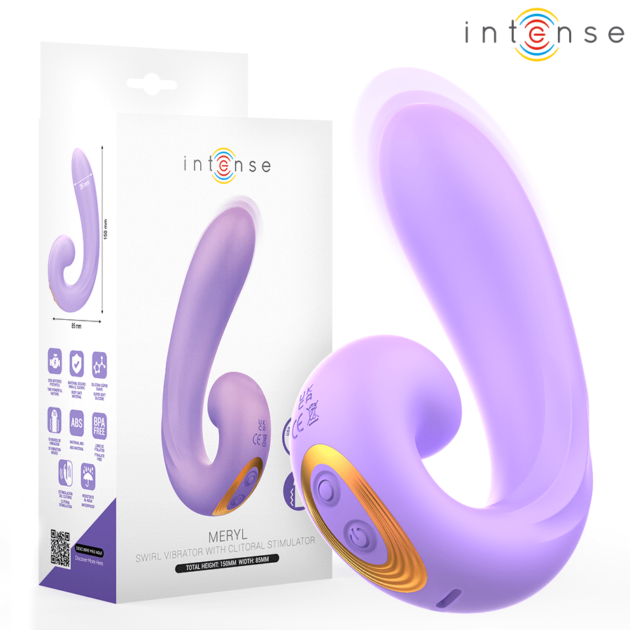 INTENSE - MERYL ESTIMULADOR CLÍTORIS DOBLE VIBRACIÓN - OMerotics