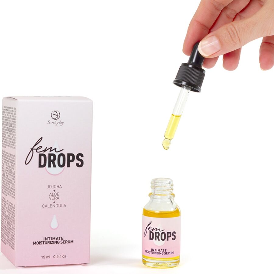 SECRETPLAY - FEM DROPS SÉRUM HIDRATANTE ÍNTIMO 15 ML - OMerotics