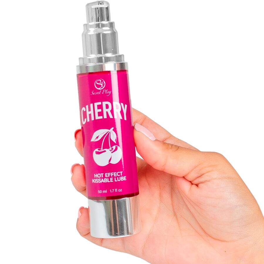SECRETPLAY - LUBRICANTE EFECTO CALOR CEREZA 50 ML - OMerotics