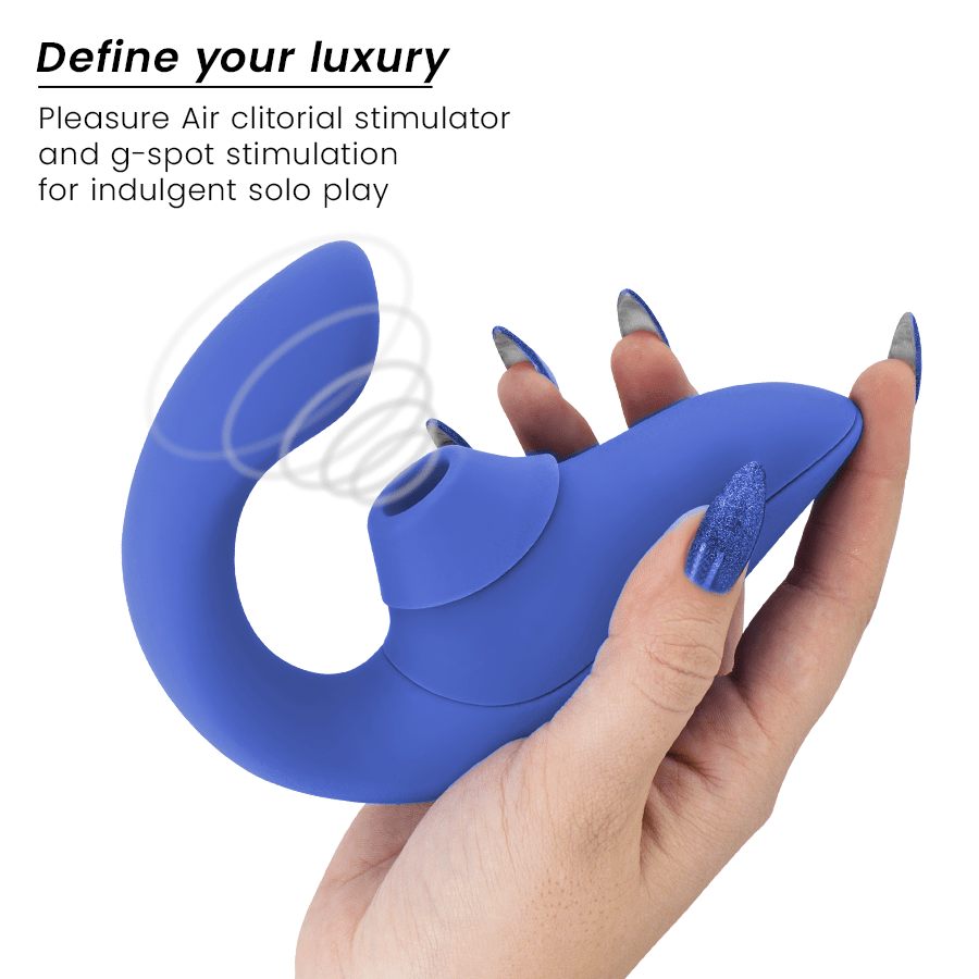 WOMANIZER - BLEND ESTIMULADOR VIBRADOR RABBIT AZUL - OMerotics