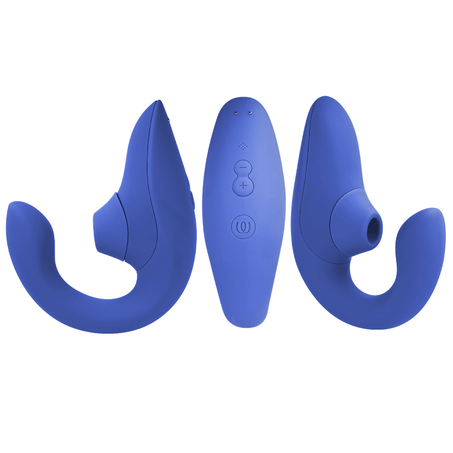 WOMANIZER - BLEND ESTIMULADOR VIBRADOR RABBIT AZUL - OMerotics