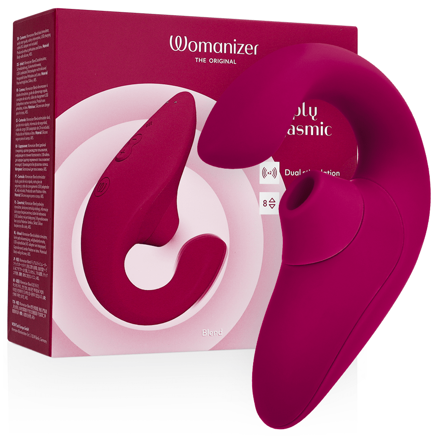 WOMANIZER - BLEND ESTIMULADOR VIBRADOR RABBIT FUCSIA - OMerotics