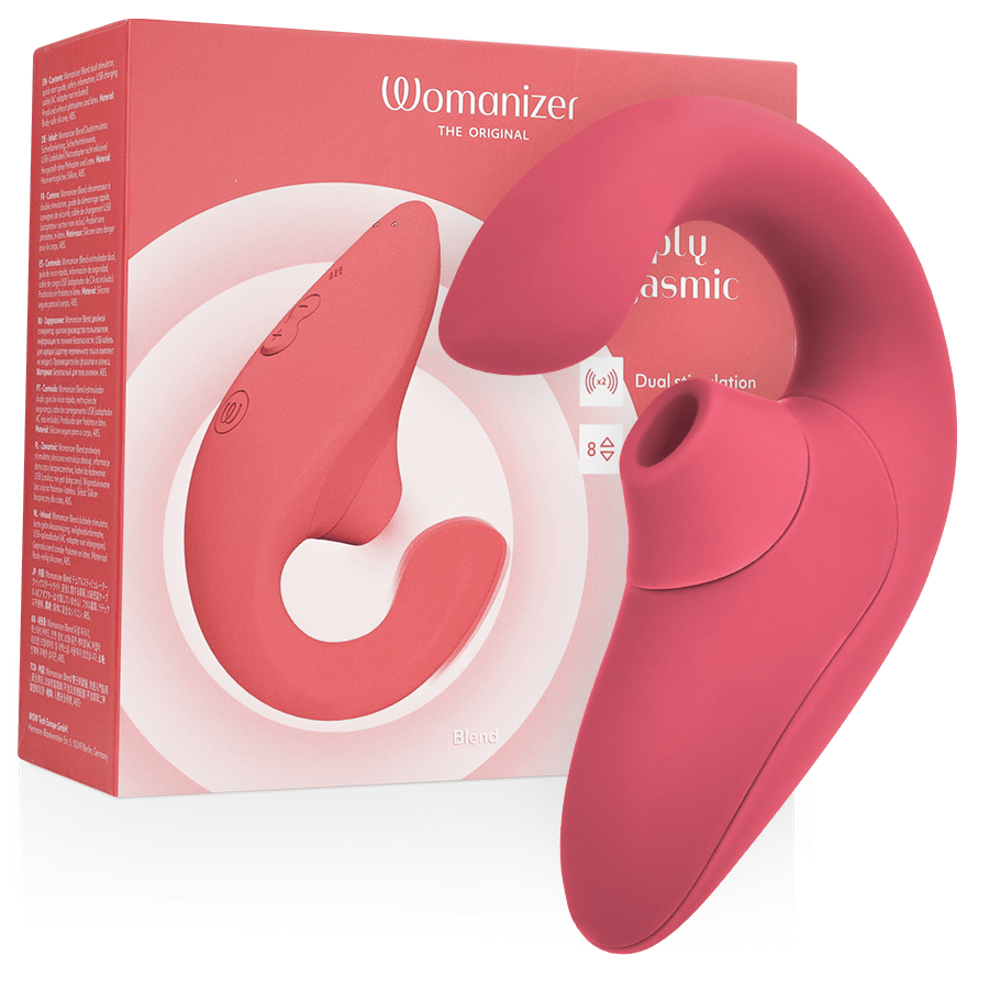 WOMANIZER - BLEND ESTIMULADOR VIBRADOR RABBIT ROSA - OMerotics