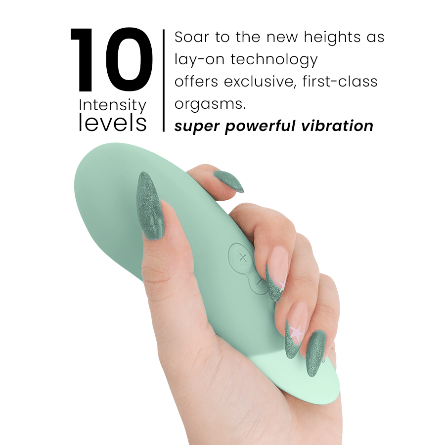 WOMANIZER - VIBE VIBRADOR LAY-ON SILENCIOSO VERDE CLARO - OMerotics