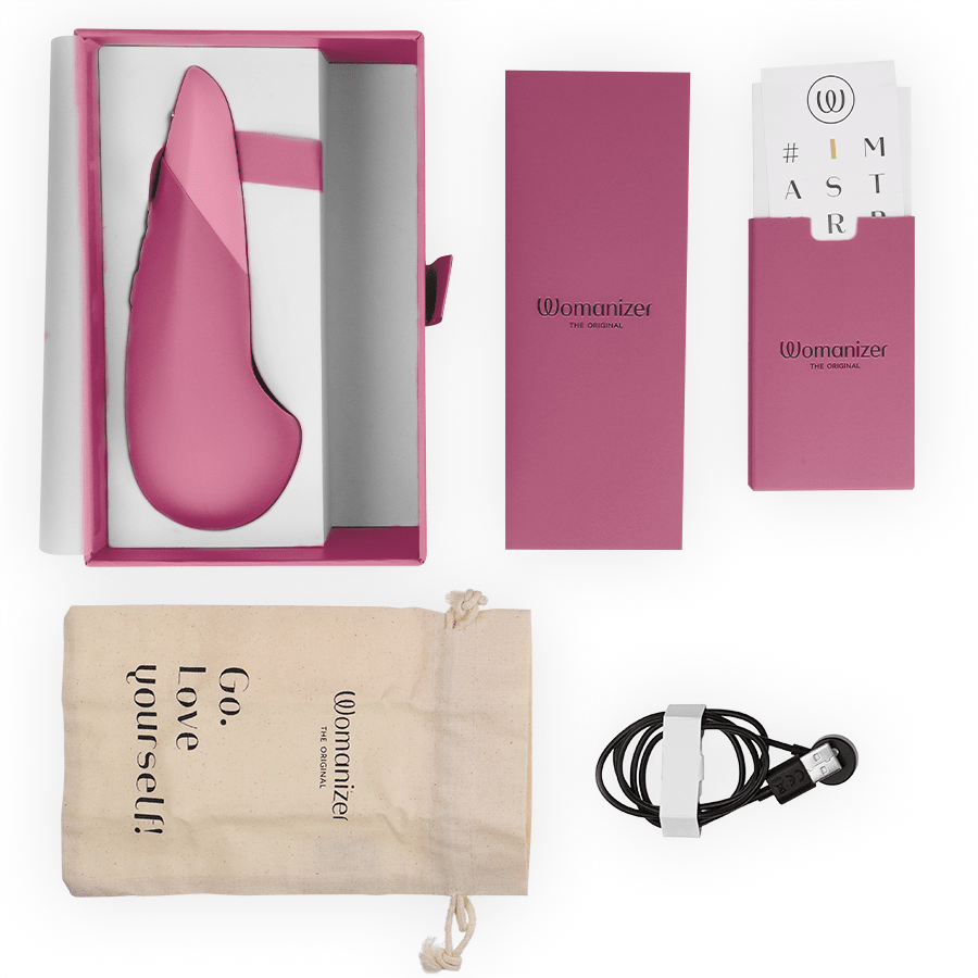 WOMANIZER - VIBE VIBRADOR LAY-ON SILENCIOSO ROSA OSCURO - OMerotics