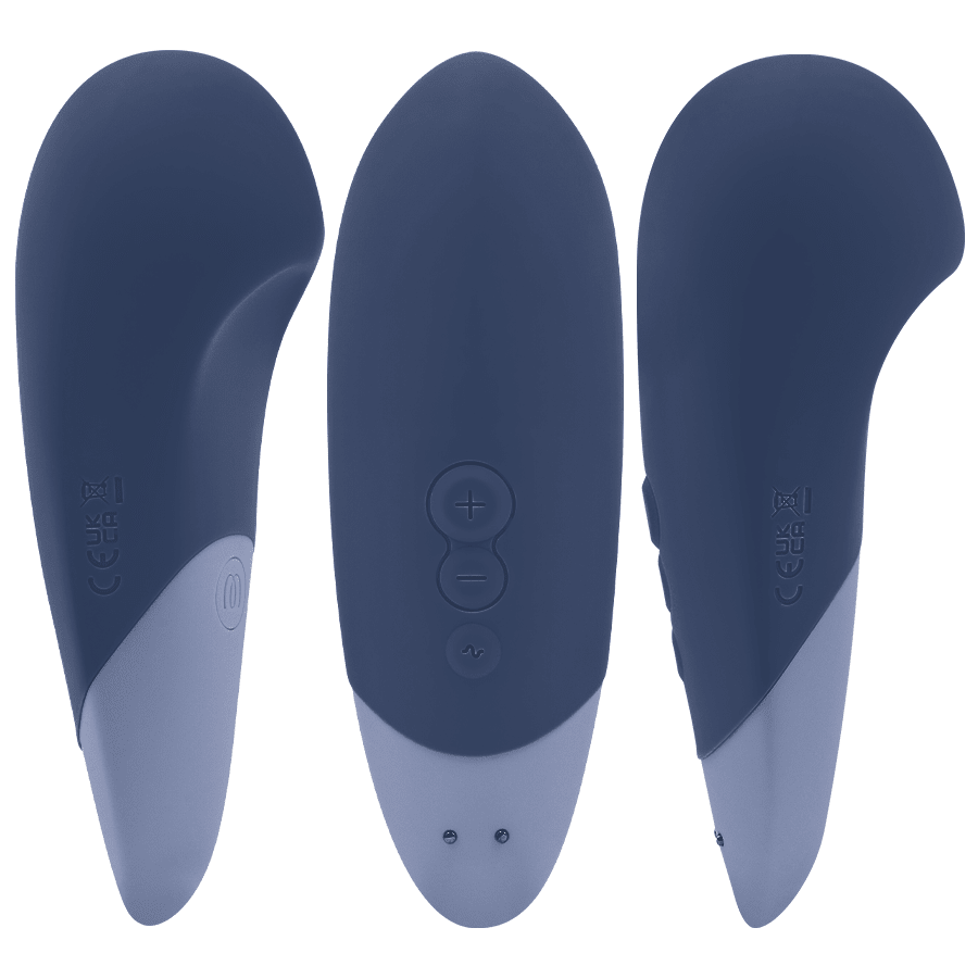 WOMANIZER - VIBE VIBRADOR LAY-ON SILENCIOSO AZUL OSCURO - OMerotics