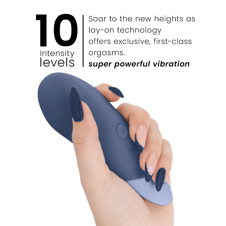 WOMANIZER - VIBE VIBRADOR LAY-ON SILENCIOSO AZUL OSCURO - OMerotics