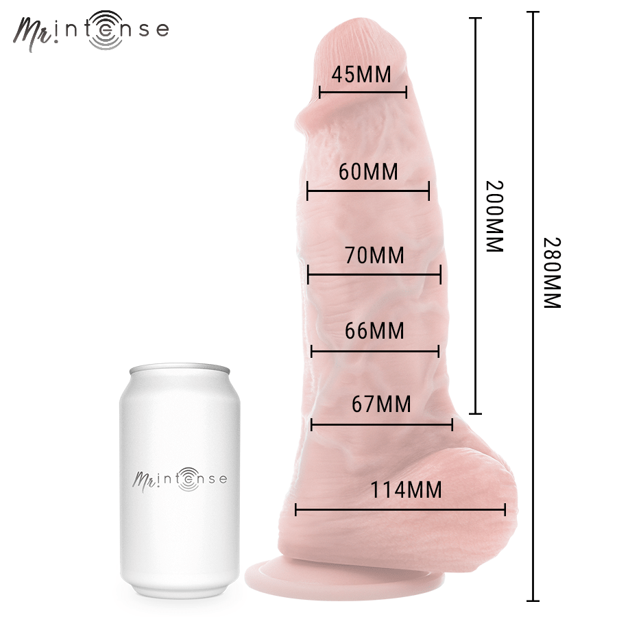 MR INTENSE - EXTRABIG SPENCER DILDO SILICONA 28 CM -Ø- 7.3 CM - OMerotics