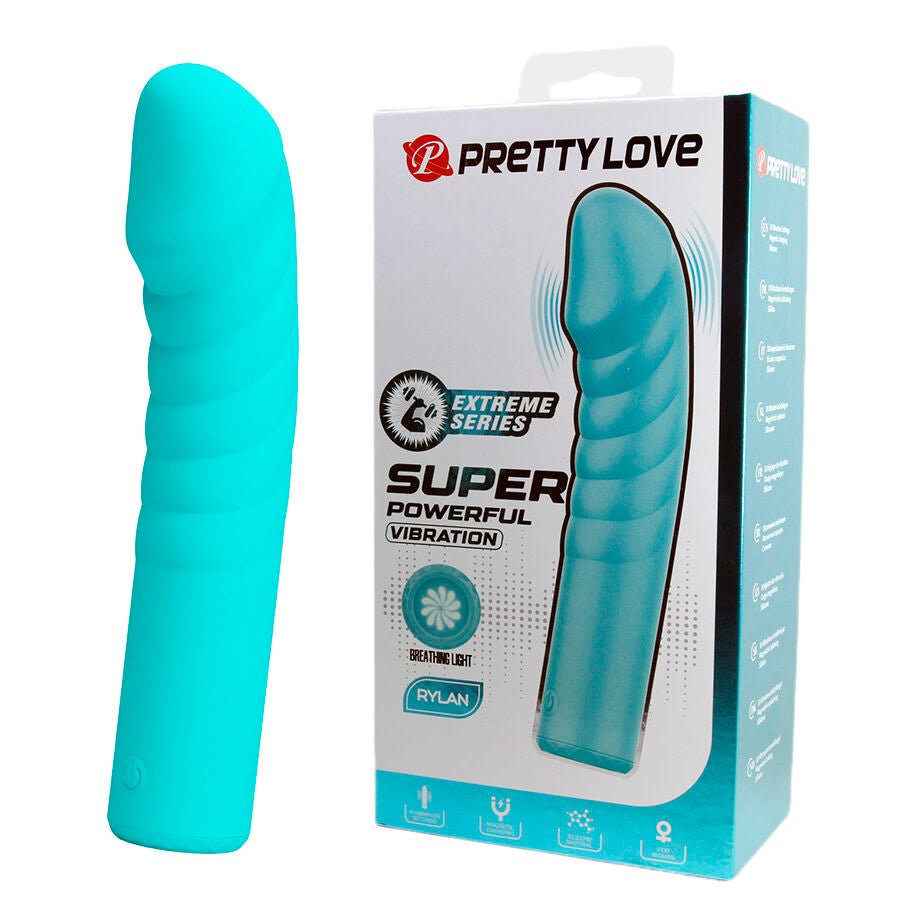 PRETTY LOVE - RYLAN VIBRADOR PUNTO G AZUL - OMerotics