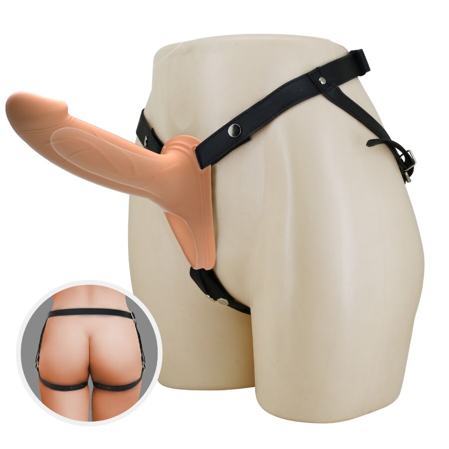 PRETTY LOVE - LANDON STRAP-ON CON VIBRACIÓN CLARO - OMerotics