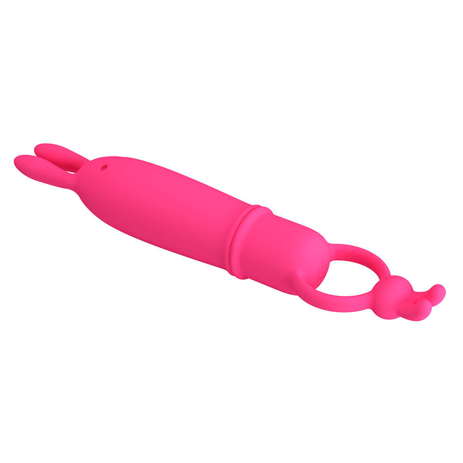 PRETTY LOVE - DELIA VIBRADOR RABBIT CON ANILLO DE SUJECIÓN