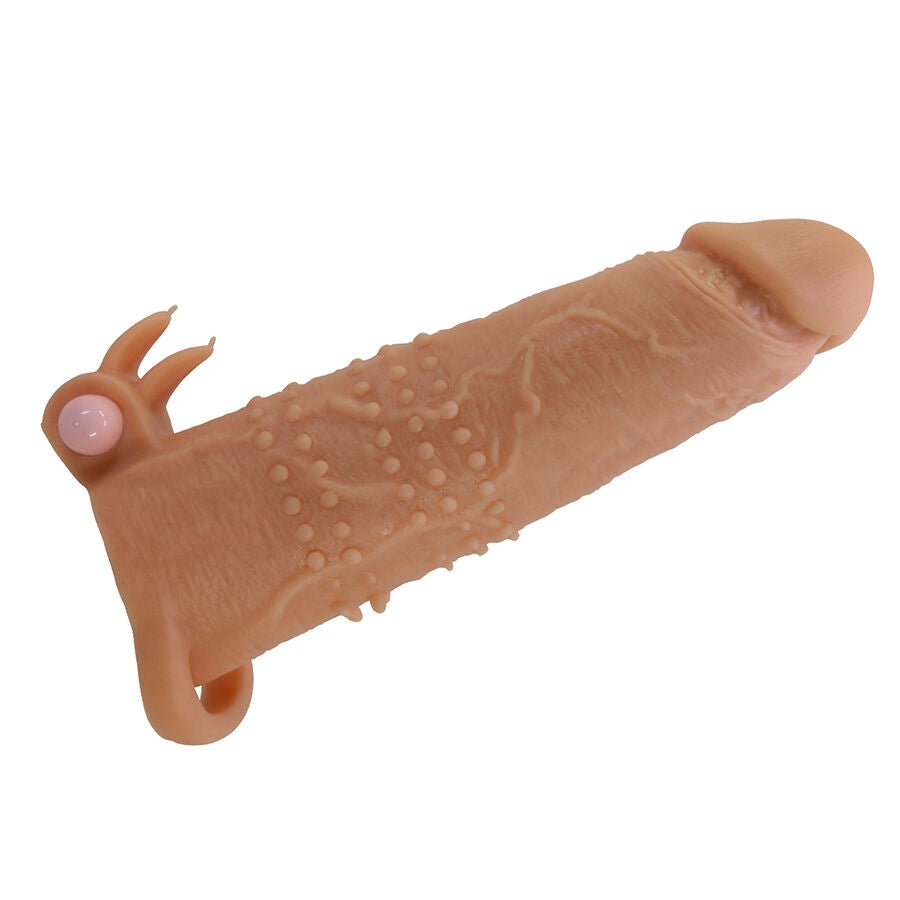 PRETTY LOVE - QUILLON FUNDA PARA PENE CON ESTIMULADOR DE CLÍTORIS Y VIBRACIÓN - OMerotics